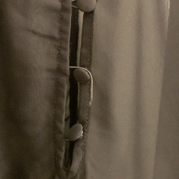 Eloquii Raglan Sleeve Top with Button Detail - Picture 5 of 6